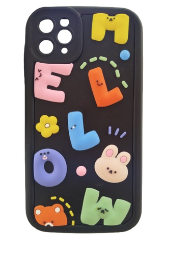 قاب فانتزی تدی آیفون 11 پرو مکس با آویز شیک و جذاب | iPhone 11 Pro Max Teddy Fantasy Case with Charm"